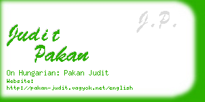 judit pakan business card